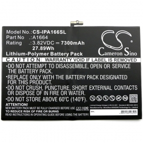 Apple iPad A1664 Pro 9.7 / iPad A1673 Pro 9.7 / iPad A1675 Pro 9.7 / iPad A1674 Pro 9.7 batterij (7306mAh)