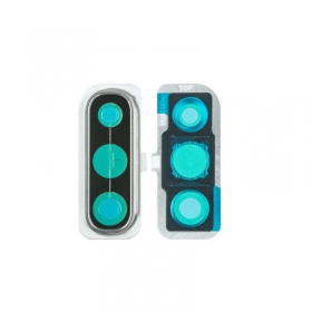 Samsung Galaxy A50 2019, A70 2019 cameraglas (zilver)