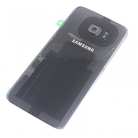 Samsung G935F Galaxy S7 Edge achterkant (zwart) (gebruikt grade C, origineel)
