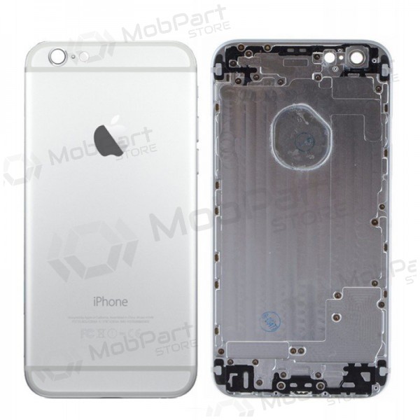 Apple iPhone 6 achtercover zilver (gebruikt, grade B, origineel)