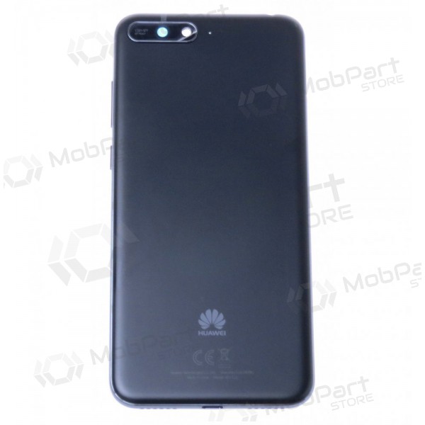 Huawei Y6 2018 Accu achterklep (zwart) (gebruikt grade C, origineel)