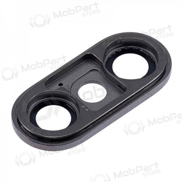 Apple iPhone XS / XS Max cameraglas (zwart) (met frame)