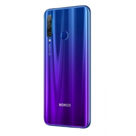 Huawei Honor 20 Lite achterklep blauw (Phantom Blue) (gebruikt, kwaliteit C, origineel)