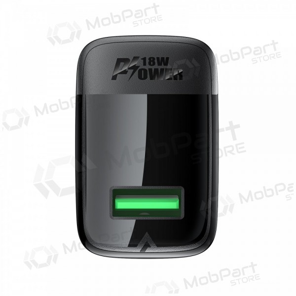 Lader Acefast A90 18W USB-A zwart
