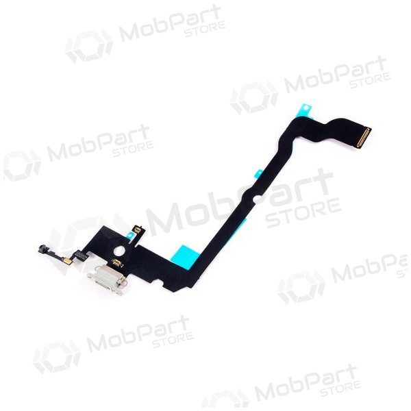 Apple iPhone XS Max Oplaadpoort en Microfoon Flexkabel (Zilver)