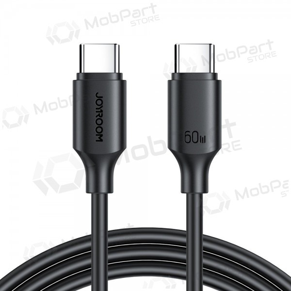 USB kabel Joyroom S-CC060A9 Type-C to Type-C 60W 1.0m zwart