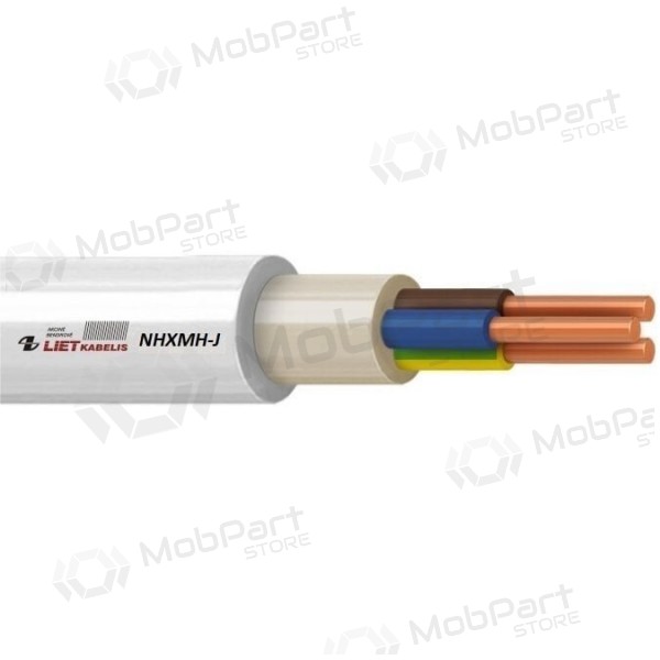 Voedingskabel Lietkabelis NHXMH-J 3x1.5 mm² koper XLPE CPR Cca monoliet