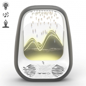 Ontspannende bluetooth-luidspreker met RGB-verlichting Relaxing Rain grijs