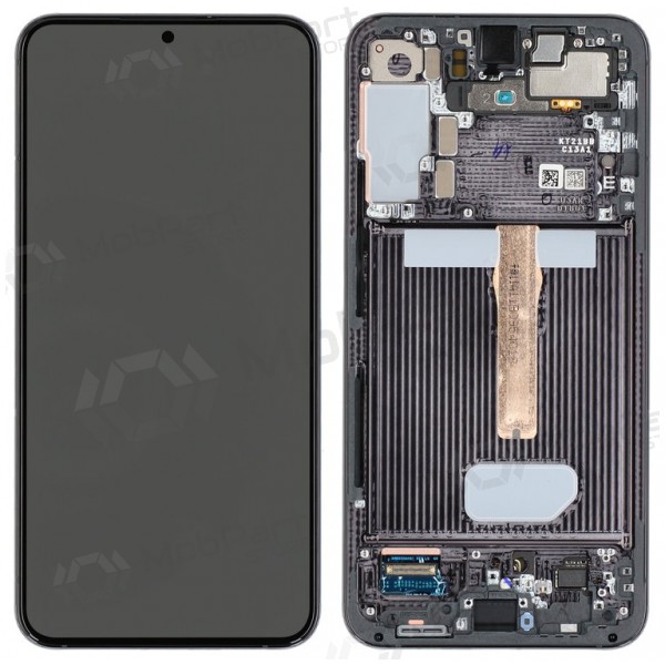 Samsung Galaxy S22+ scherm (zwart) (met frame) (origineel)