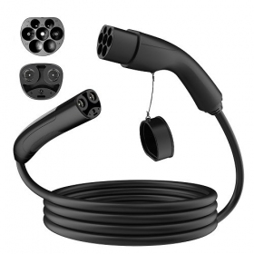 Laadkabel voor elektrische auto Tesla NACS - Type 2, 32A, 7.2kW, 1-fase, 5m