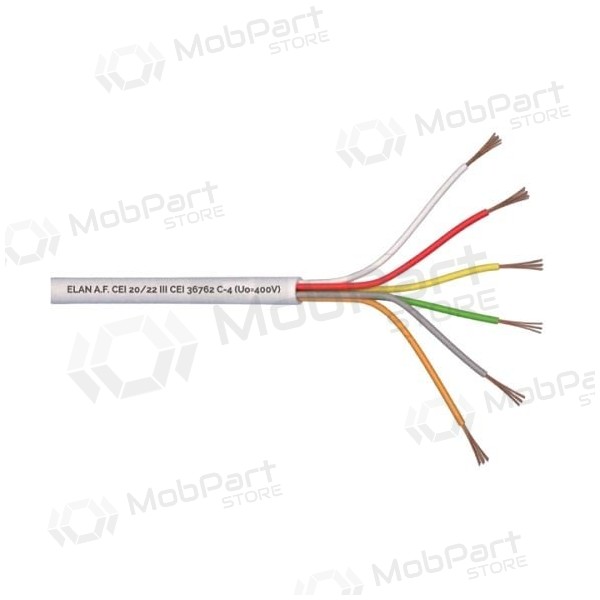 ELAN afgeschermde beschermende kabel 6x0.22