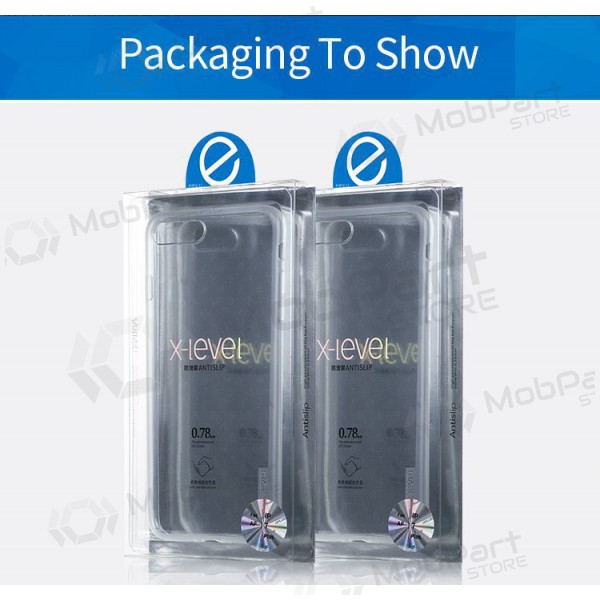 Samsung Galaxy S10 hoesje - X-Level Antislip (transparant)