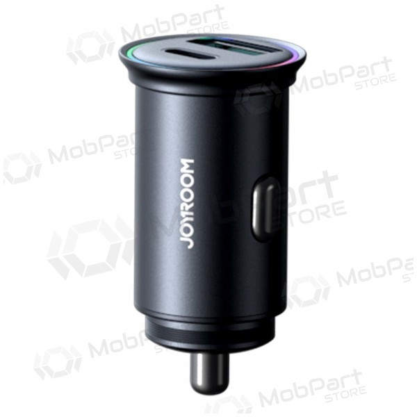 Lader automobilinis Joyroom JR-CCN04 USB-C/USB-A 60W zwart