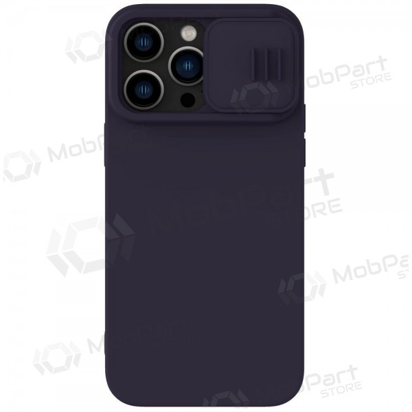 Apple iPhone 14 Pro hoesje „Nillkin Silicone“ (tamsiai Purper)