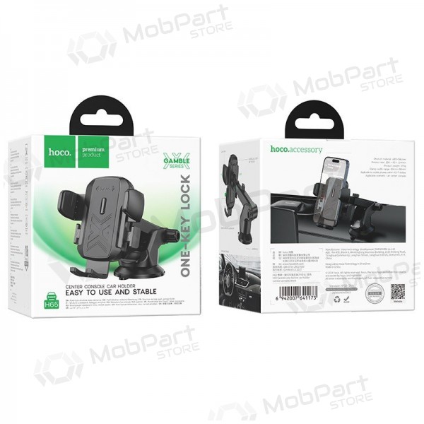 Autotelefoonhouder Hoco H65 (dashboard) zwart