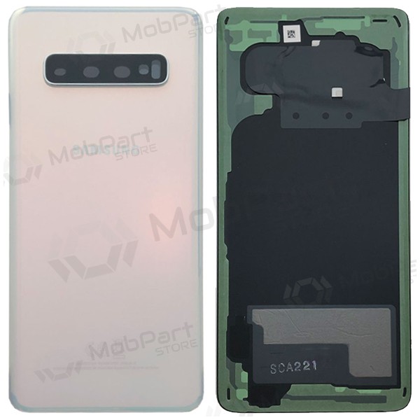 Samsung G973 Galaxy S10 achterklep wit (Prism White) (gebruikt grade C, origineel)