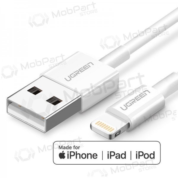 USB kabel Ugreen US155 MFi USB to Lightning 2.4A 2.0m wit