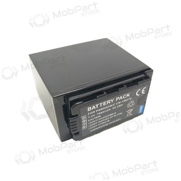 Panasonic VW-VBD78 7800mAh camera accu
