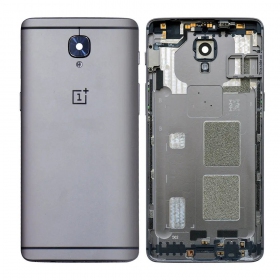 OnePlus 3 / 3T achtercover grijs (Gunmetal) (gebruikt, grade C, origineel)