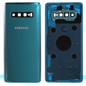 Samsung G975 Galaxy S10 Plus achtercover batterij groen (Prism Green) (gebruikt graad C, origineel)