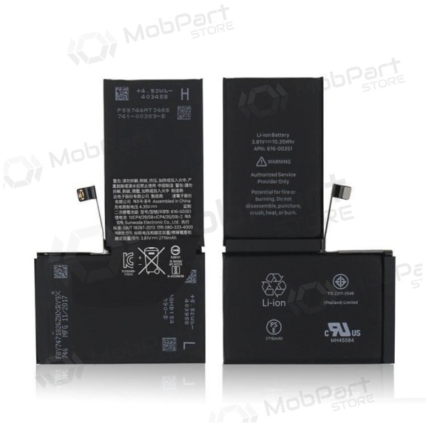 Apple iPhone X batterij, accu (2716mAh)