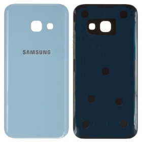 Samsung A320 Galaxy A3 2017 achterklep batterij lichtblauw (blue mist) (gebruikt grade B, origineel)