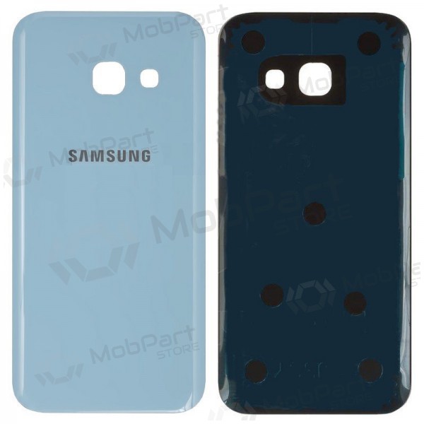 Samsung A320 Galaxy A3 2017 achterklep batterij lichtblauw (blue mist) (gebruikt grade B, origineel)