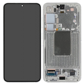 Samsung Galaxy S24 scherm (grijs) (met frame) (origineel)