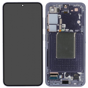 Samsung Galaxy S24 scherm (paars) (met frame) (refurbished)