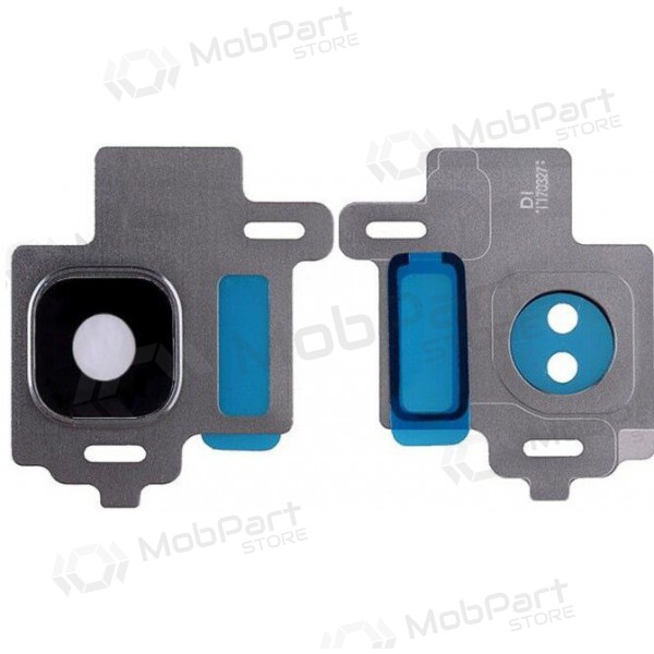 Samsung Galaxy S8 cameraglas (met frame) (paars)