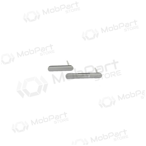 Sony Xperia M4 Aqua E2303 / Xperia M4 Aqua E2306 / Xperia M4 Aqua E2353 microSD en SIM zijklepjes (wit)