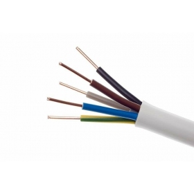 Flexibele kabel Lietkabelis OMY 5x2.5 mm² koperen PVC 100 m haspel