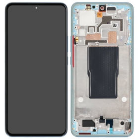 Xiaomi 12T / 12T Pro scherm (blauw) (met frame) (Premium)