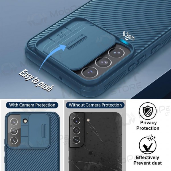 Samsung Galaxy S24 Plus hoesje Nillkin CamShield Pro (blauw)