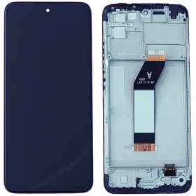 Xiaomi Redmi 10 2022 scherm (zwart) (met frame) (origineel)