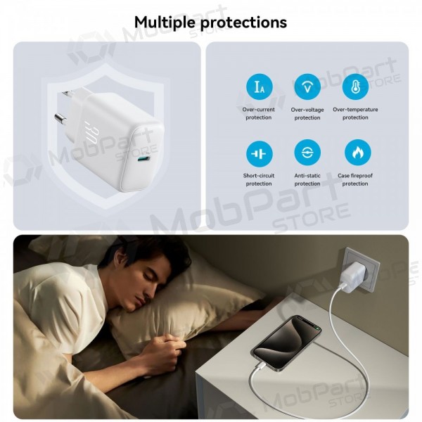Lader Joyroom JR-TCF24 USB-C PD30W wit