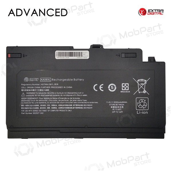 HP AA06XL, 8300mAh laptopbatterij, Geavanceerd