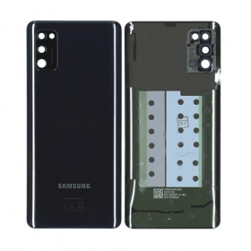 Samsung A415 Galaxy A41 2020 Achterkant batterijklep - juodas - naudotas grade C, originalus