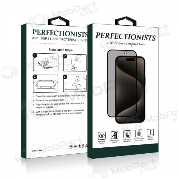 Apple iPhone XR, 11 screenprotector - 2.5D Privacy Perfectionists