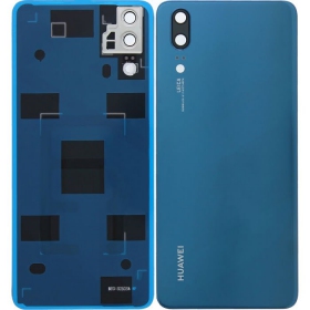 Huawei P20 achterkant (blauw) (gebruikt grade B, origineel)