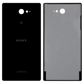 Sony Xperia M2 D2303 / Xperia M2 Aqua D2403 achterkant batterijklep (zwart) (gebruikt grade A, origineel)