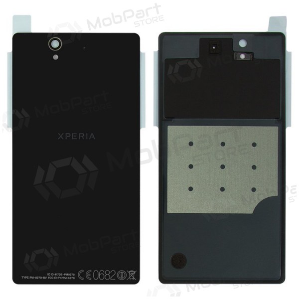 Sony Xperia Z L36h C6602 / Xperia Z C6603 achterkant batterijdeksel (zwart)