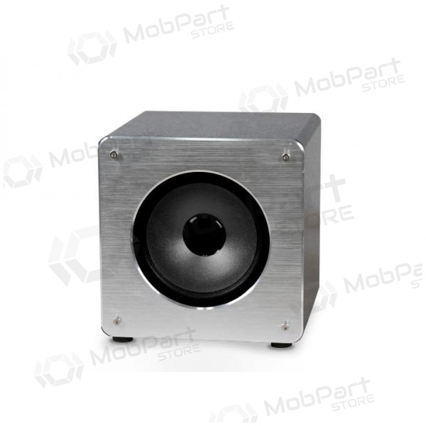 Draagbare Bluetooth speaker OMEGA WOODEN OG60A (MicroSD, handsfree, AUX, FM) (grijs)