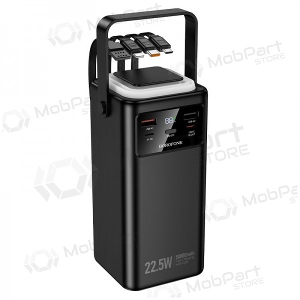 Externe batterij Power Bank Borofone BJ65A 22.5W 50000mAh zwart