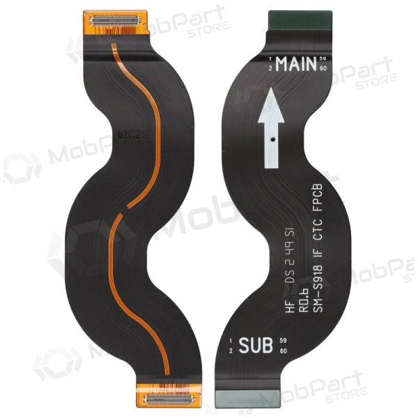 Samsung S918 Galaxy S23 Ultra laadpoort flexkabel (SUB CTC) (service pack) (origineel)