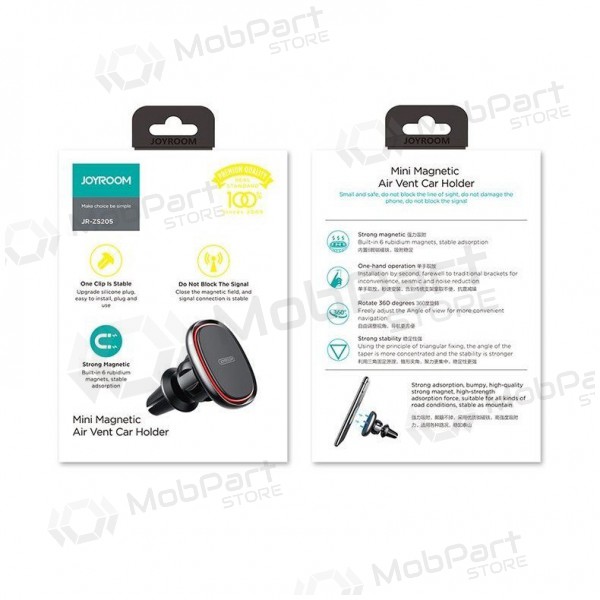Autotelefoonhouder Joyroom JR-ZS205 (dashboard) magnetisch zwart