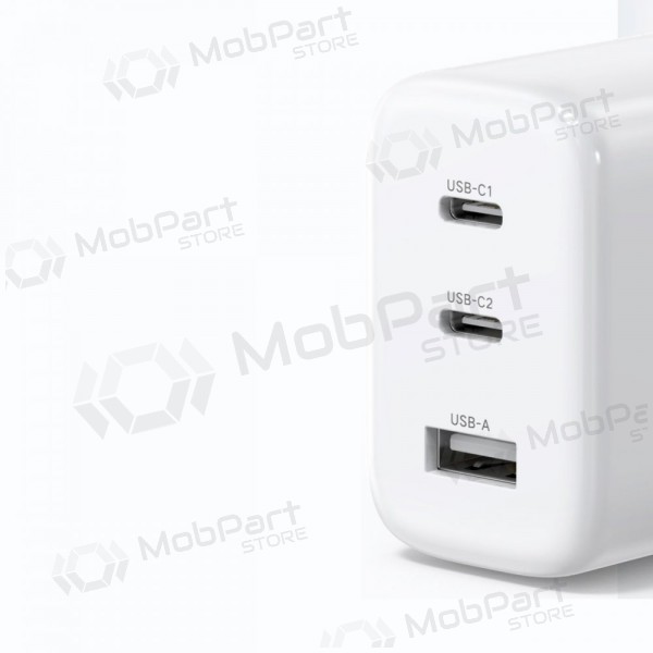 Lader buitinis Ugreen CD275 2xUSB-C/USB-A 65W wit