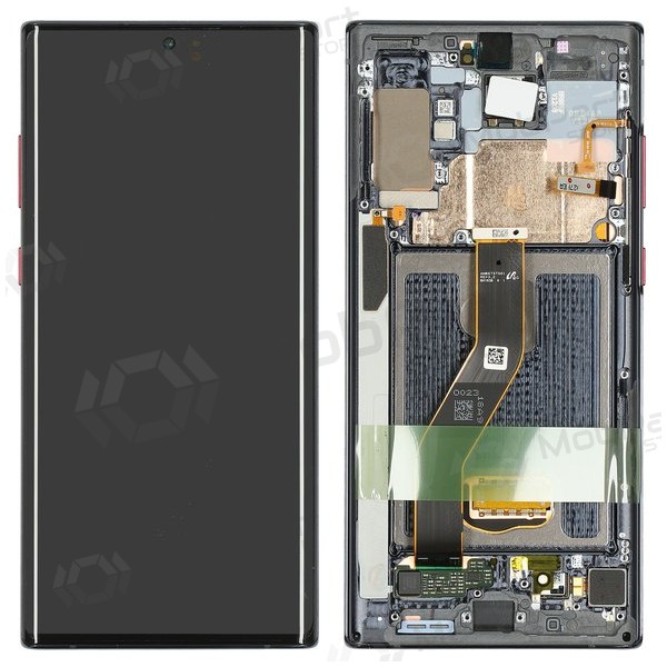 Samsung Galaxy Note 10 Plus 5G scherm (zwart) (inclusief frame) (OLED)