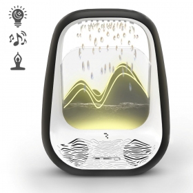Ontspannende bluetooth-luidspreker met RGB-verlichting Relaxing Rain zwart
