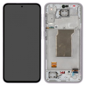 Samsung Galaxy A35 scherm (Awesome Lilac) (met frame) (refurbished)